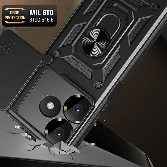 Tech-Protect Camshield Pro Case for Xiaomi Redmi 13 - Black - Cell phone cases and covers<<<HurtelXML