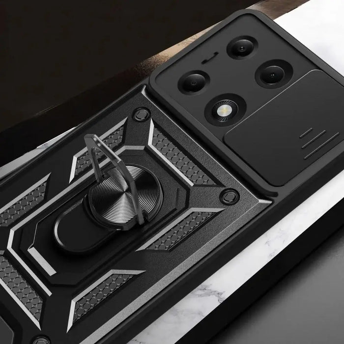 Tech-Protect CamShield Pro Case for Xiaomi Redmi Note 13 Pro 5G / Poco X6 5G - Black - Cell phone cases