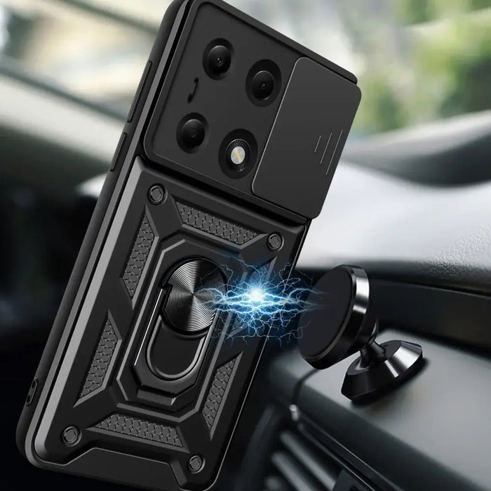 Tech-Protect CamShield Pro Case for Xiaomi Redmi Note 13 Pro 5G / Poco X6 5G - Black - Cell phone cases