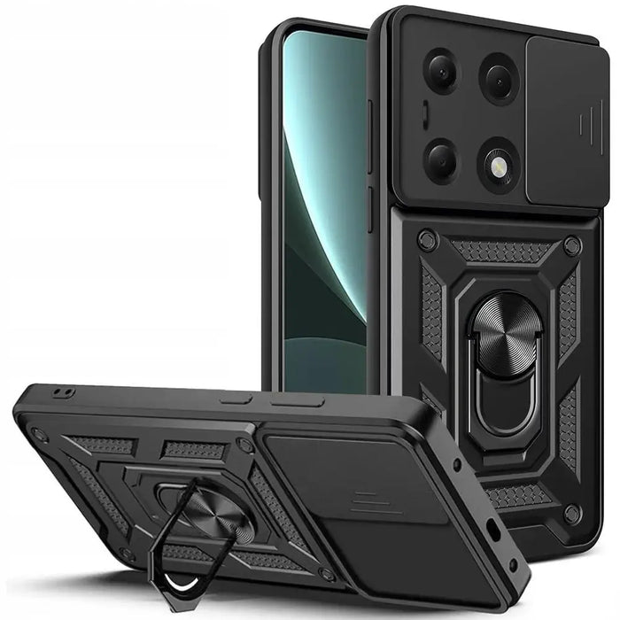 Tech-Protect CamShield Pro Case for Xiaomi Redmi Note 13 Pro 5G / Poco X6 5G - Black - Cell phone cases