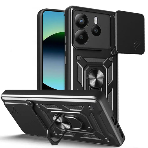 Tech-Protect CamShield Pro Case for Xiaomi Redmi Note 14 5G - Matte Black - Cell phone cases and covers<<<HurtelXML