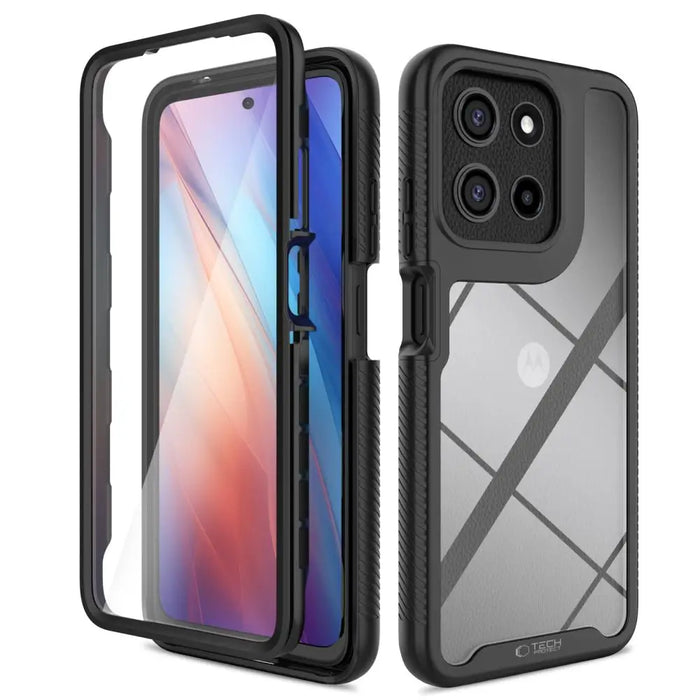 Tech-Protect Defense Case for Motorola Moto G56 5G - Black - Cell phone cases and covers<<<HurtelXML
