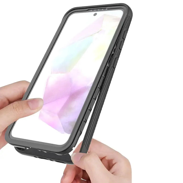 Tech-Protect Defense Case for Samsung Galaxy A36 / A56 5G - Black - Cell phone cases and covers<<<HurtelXML