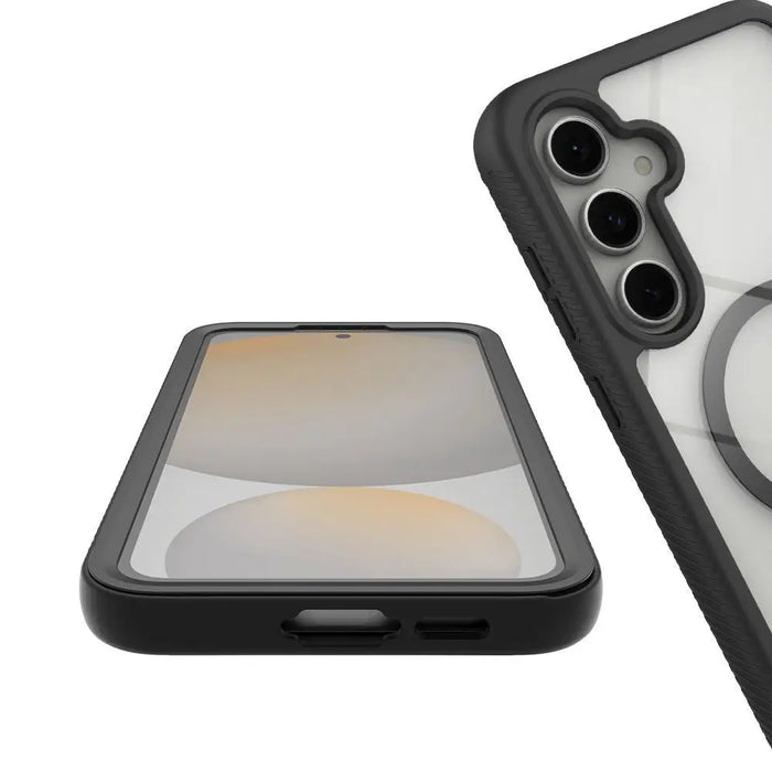 Tech-Protect Defense MagSafe Case for Samsung Galaxy S25 - Black - Cell phone cases and covers<<<HurtelXML