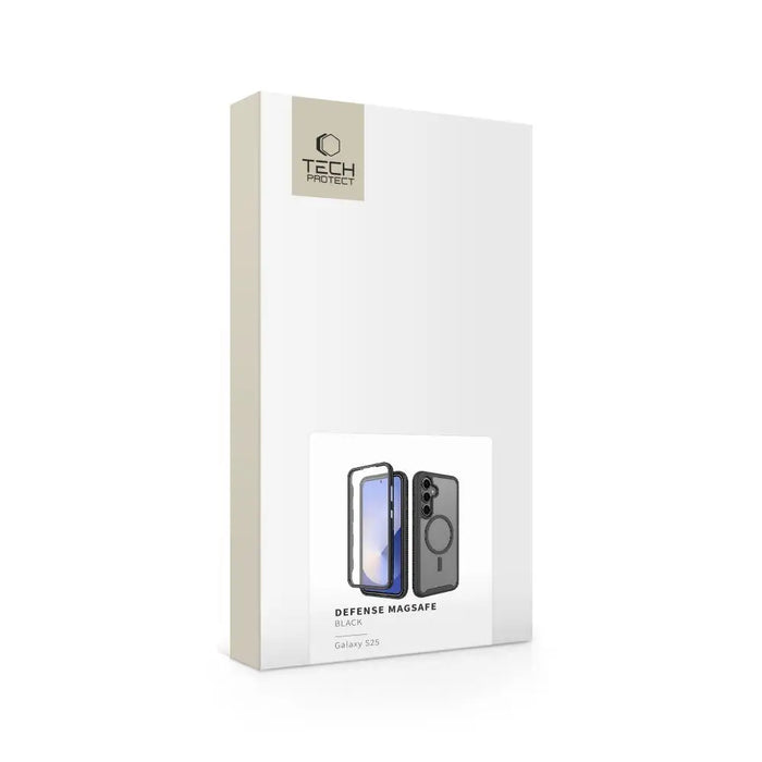 Tech-Protect Defense MagSafe Case for Samsung Galaxy S25 - Black - Cell phone cases and covers<<<HurtelXML