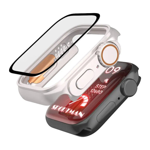 Tech-Protect Defense360 case for Apple Watch 7 / 8 / 9 (45 mm) - titanium orange - Cell phone cases