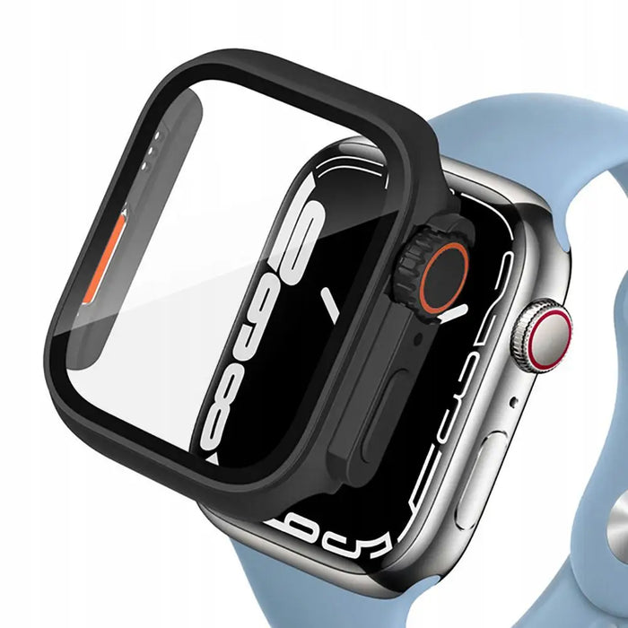 Tech-Protect Defense360 Case for Apple Watch 7 / 8 / 9 (45mm) - Black/Orange - Cell phone cases and covers<<<HurtelXML