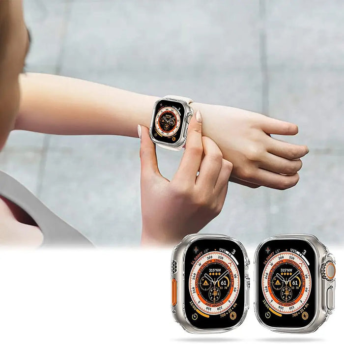 Tech-Protect Defense360 Case for Apple Watch Ultra 1/2 (49mm) - Clear - Cell phone cases and covers<<<HurtelXML