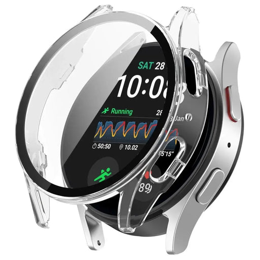 Tech-Protect Defense360 Case for Samsung Galaxy Watch 4 / 5 / FE (40mm) - Transparent - Cell phone cases
