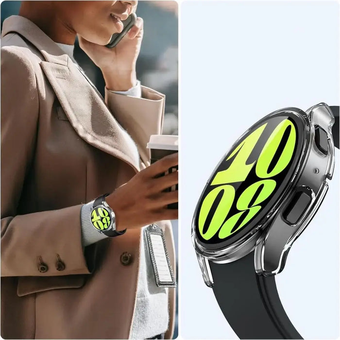 Tech-Protect Defense360 Case for Samsung Galaxy Watch 6 (40mm) - Transparent - Cell phone cases and covers<<<HurtelXML