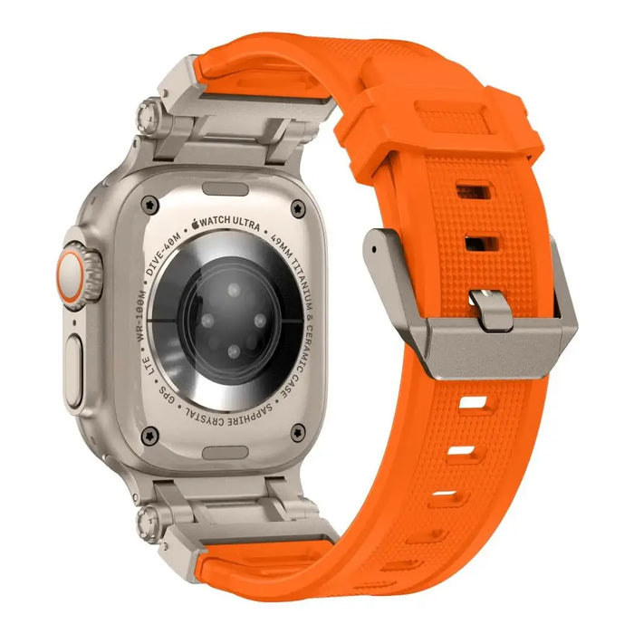 Tech-Protect Delta Pro Strap for Apple Watch 4 / 5 / 6 / 7 / 8 / 9 / SE / Ultra 1 / 2 (42/44/45/49 mm) - Titanium