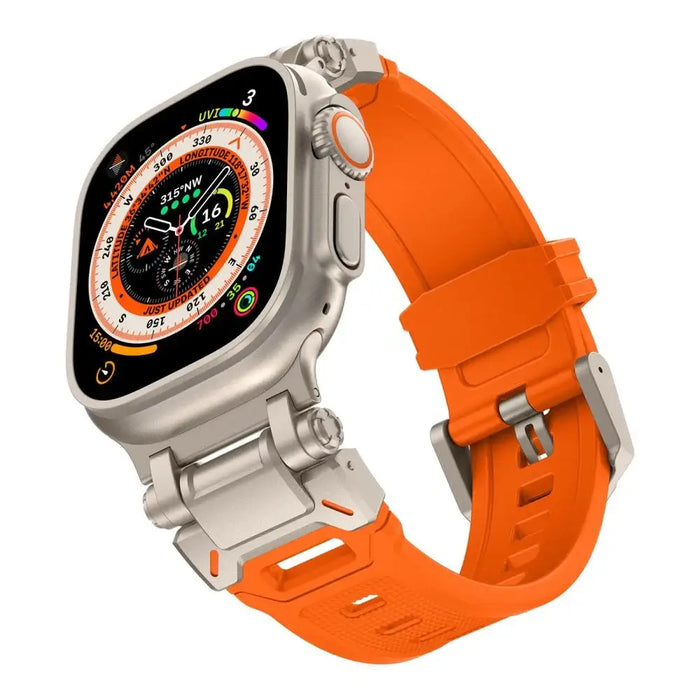 Tech-Protect Delta Pro Strap for Apple Watch 4 / 5 / 6 / 7 / 8 / 9 / SE / Ultra 1 / 2 (42/44/45/49 mm) - Titanium