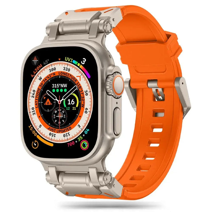 Tech-Protect Delta Pro Strap for Apple Watch 4 / 5 / 6 / 7 / 8 / 9 / SE / Ultra 1 / 2 (42/44/45/49 mm) - Titanium