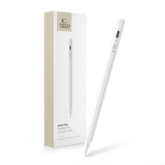 Tech-Protect Digital Stylus Magnetic for iPad - White - Cell phone stylus pen<<<HurtelXML