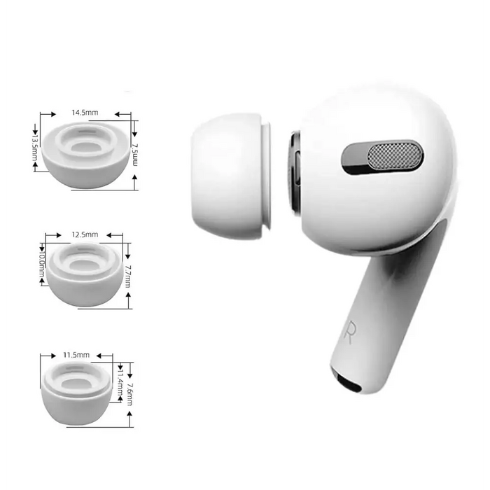 Tech-Protect Ear Tips for AirPods Pro 1 / 2 in sizes S / M / L - white (3 pcs.) - Headphones and speakers<<<HurtelXML