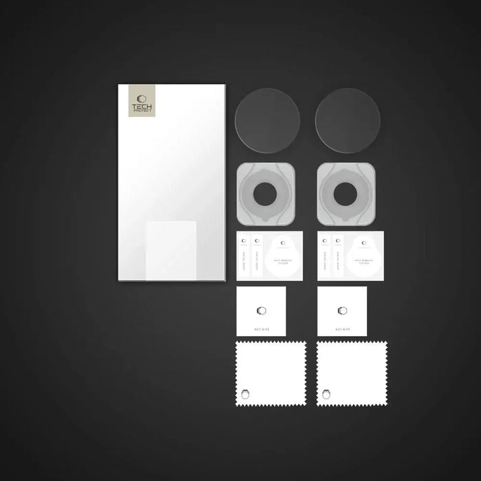 Tech-Protect Easy Set+ 2-pack tempered glass for Huawei Watch GT 5 41 mm - transparent - Cell phone tempered