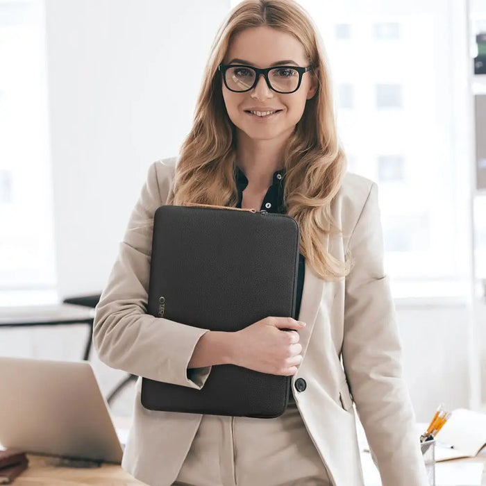 Tech-Protect Fleece Laptop Bag 13-14 - Black - Laptop bags<<<HurtelXML