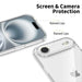 Tech-Protect FlexAir Case for iPhone 17 Air - Clear - Cell phone cases and covers<<<HurtelXML