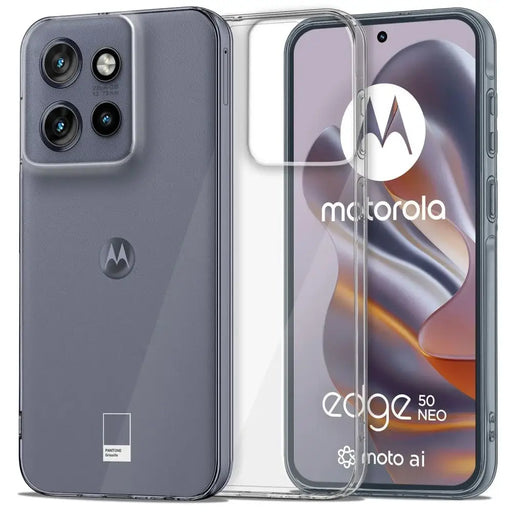 Tech-Protect FlexAir Case for Motorola Edge 50 Neo - Clear - Cell phone cases and covers<<<HurtelXML