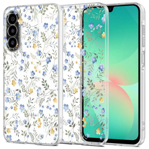 Tech-Protect FlexAir+ Case for Samsung Galaxy A17 4G / 5G - Daisies with Leaves - Cell phone cases