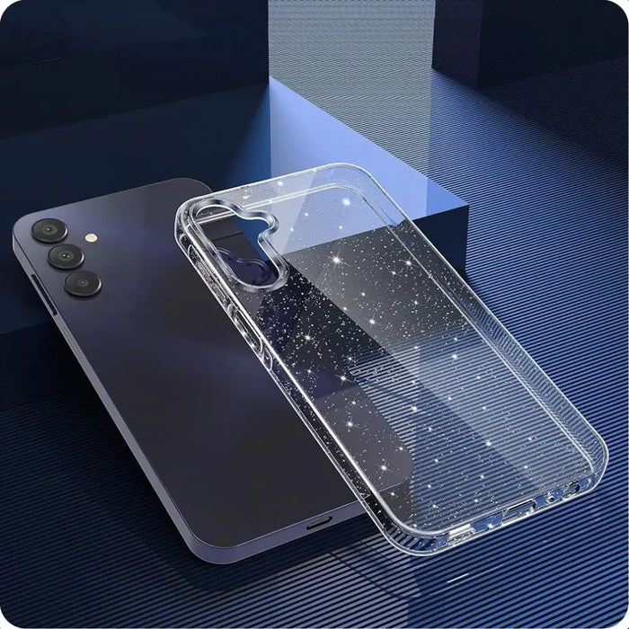 Tech-Protect FlexAir Case for Samsung Galaxy A35 5G - Clear-Glitter - Cell phone cases and covers<<<HurtelXML