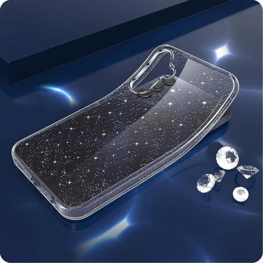 Tech-Protect FlexAir Case for Samsung Galaxy S25 Ultra - Clear-Glitter - Cell phone cases and covers<<<HurtelXML