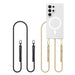 Tech-Protect FlexAir Chain MagSafe Case for Samsung Galaxy S25 Ultra - Black-Beige - Cell phone cases