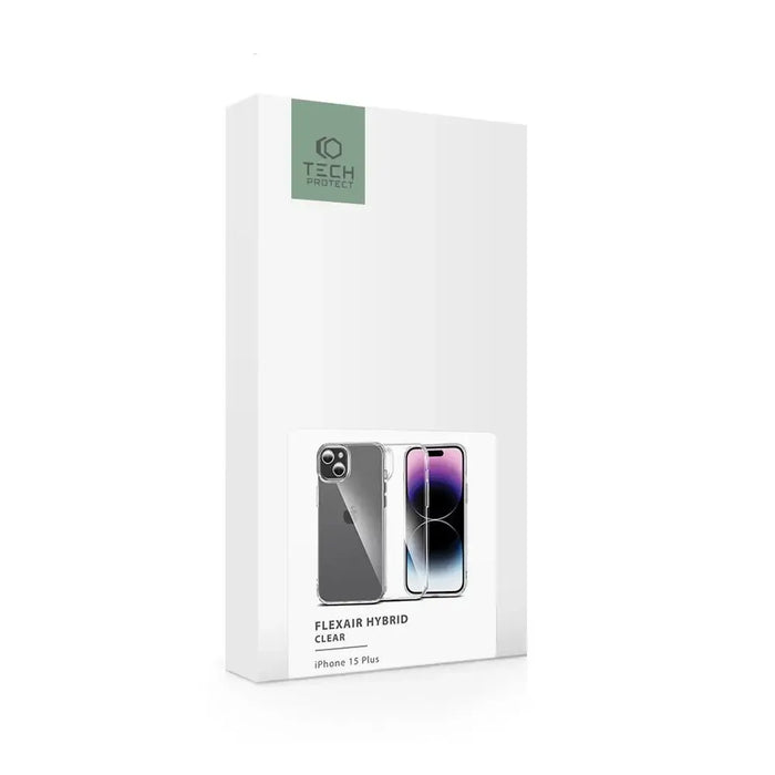 Tech-Protect FlexAir Hybrid Case for iPhone 15 Plus - Clear - Cell phone cases and covers<<<HurtelXML