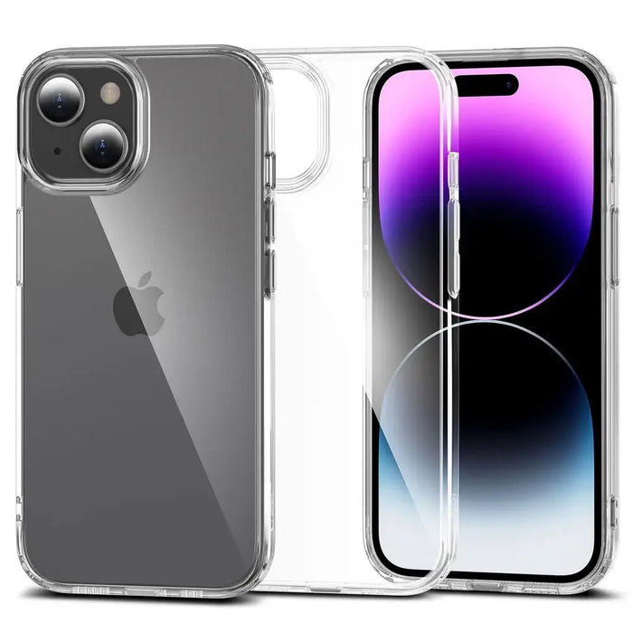 Tech-Protect FlexAir Hybrid Case for iPhone 15 Plus - Clear - Cell phone cases and covers<<<HurtelXML