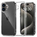 Tech-Protect FlexAir Hybrid Case for iPhone 16 - Clear - Cell phone cases and covers<<<HurtelXML