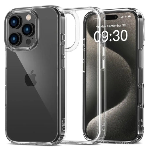 Tech-Protect FlexAir Hybrid Case for iPhone 16 Pro - Clear - Cell phone cases and covers<<<HurtelXML