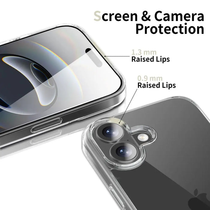 Tech-Protect FlexAir Hybrid Case for iPhone 17 - Clear - Cell phone cases and covers<<<HurtelXML