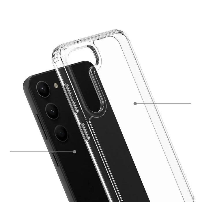 Tech-Protect FlexAir Hybrid Case for Samsung Galaxy S23 Ultra - Transparent - Cell phone cases and covers<<<HurtelXML