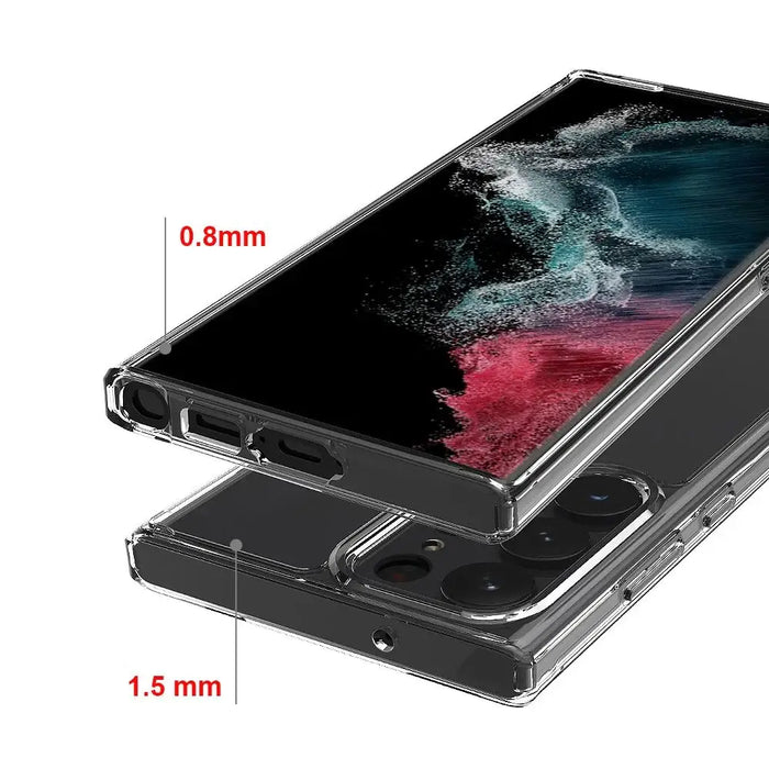 Tech-Protect FlexAir Hybrid Case for Samsung Galaxy S23 Ultra - Transparent - Cell phone cases and covers<<<HurtelXML