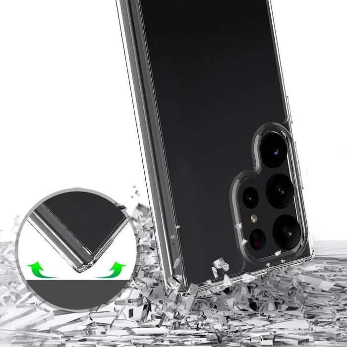 Tech-Protect FlexAir Hybrid Case for Samsung Galaxy S23 Ultra - Transparent - Cell phone cases and covers<<<HurtelXML