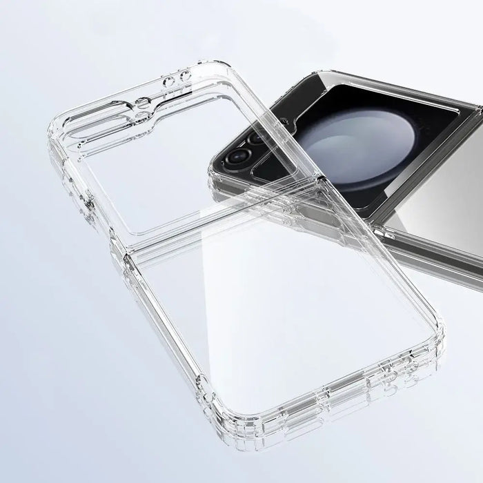 Tech-Protect FlexAir Hybrid Case for Samsung Galaxy Z Flip 6 / 7 FE - Transparent - Cell phone cases
