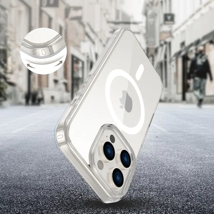 Tech-Protect Flexair Hybrid CC Magsafe iPhone 16 Pro Case - Clear - Cell phone cases and covers<<<HurtelXML