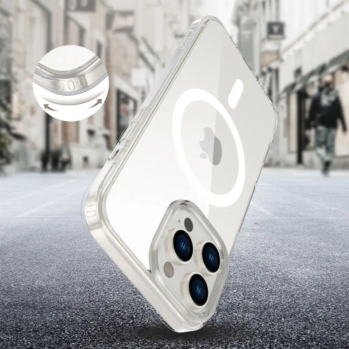 Tech-Protect Flexair Hybrid CC Magsafe iPhone 16 Pro Max Case - Clear - Cell phone cases and covers<<<HurtelXML