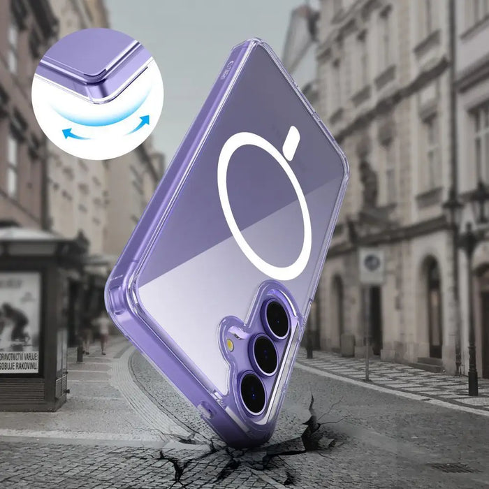 Tech-Protect FlexAir Hybrid MagSafe Case for Samsung Galaxy A17 4G / 5G - Transparent - Cell phone cases