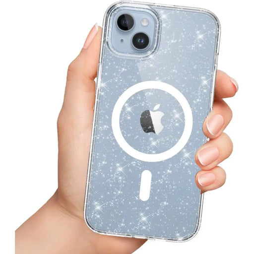 Tech-Protect FlexAir Hybrid MagSafe iPhone 13/14 Case - Clear Glitter - Cell phone cases and covers<<<HurtelXML