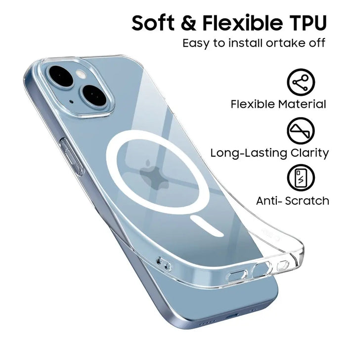 Tech-Protect FlexAir MagSafe Case for iPhone 13 / 14 - Clear - Cell phone cases and covers<<<HurtelXML