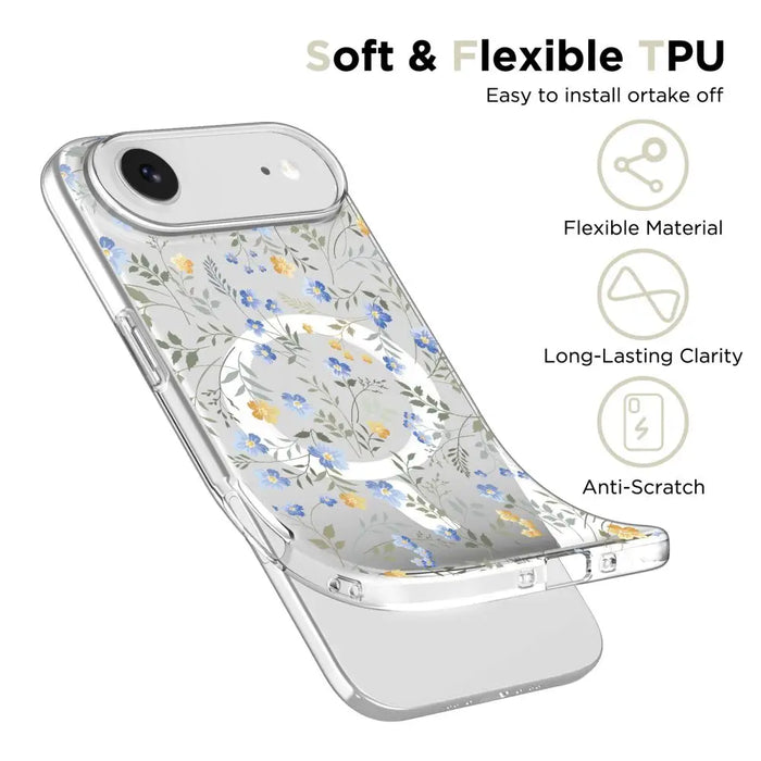 Tech-Protect FlexAir MagSafe Case for iPhone 17 Air - Daisies with Leaves - Cell phone cases and covers<<<HurtelXML