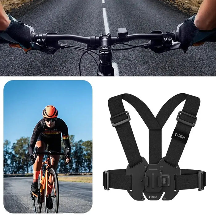 Tech-Protect GA100 Chest Mount for GoPro / DJI - Black - Sport products<<<HurtelXML