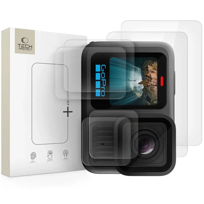 Tech-Protect Glass Fit+ 2-pack tempered glass for GoPro Hero 13 - transparent - Cell phone tempered glass<<<HurtelXML