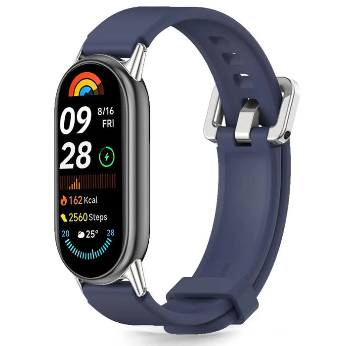 Tech-Protect IconBand Classic Strap for Xiaomi Smart Band 8 / 9 / 10 / NFC - Navy Blue - Other cell phone