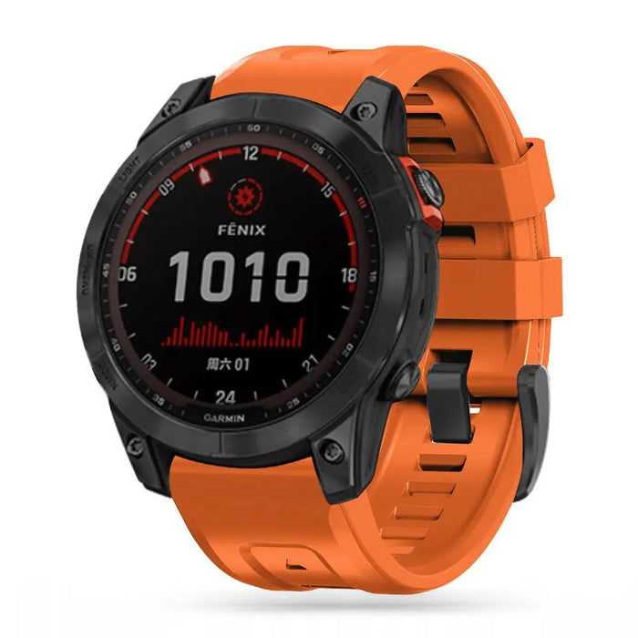 Tech-Protect IconBand for Garmin Fenix 5 / 6 / 6 Pro / 7 - Orange - Other cell phone equipment<<<HurtelXML