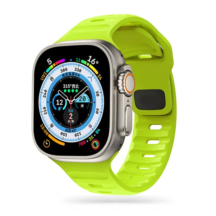 Tech-Protect IconBand Line for Apple Watch 4 / 5 / 6 / 7 / 8 / 9 / SE / Ultra 1 / 2 (42/44/45/49 mm) - lime - Other