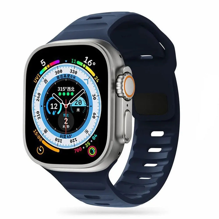 Tech-Protect IconBand Line Strap for Apple Watch 4 / 5 / 6 / 7 / 8 / 9 / SE (38/40/41 mm) - Navy Blue - Other cell