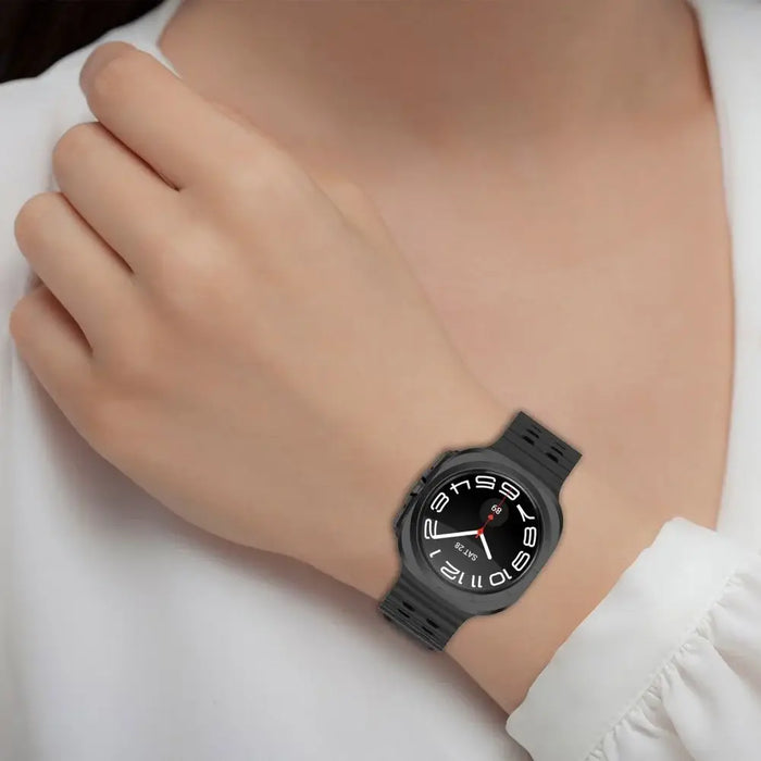 Tech-Protect IconBand Pro Strap for Samsung Galaxy Watch Ultra (47MM) - Navy Blue - Other cell phone