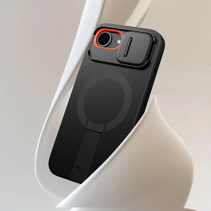 Tech-Protect Kevlar Aura MagSafe Case for iPhone 16e - Black - Cell phone cases and covers<<<HurtelXML